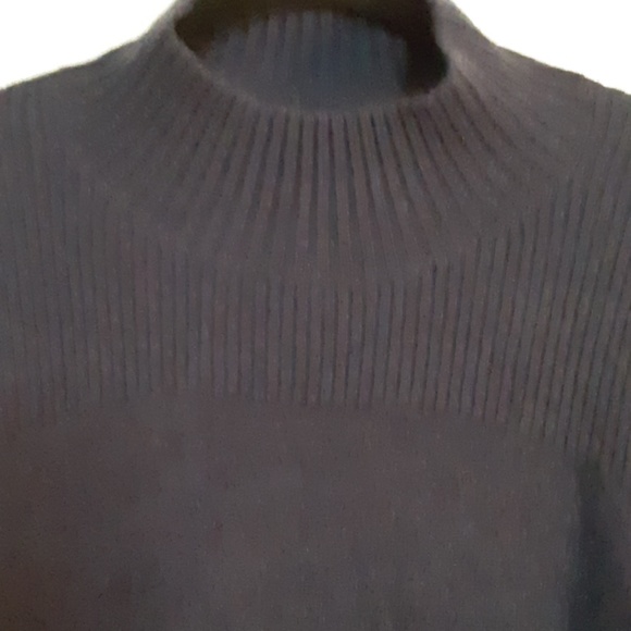 Isaac Mizrahi Sweaters - ISAAC MIZRAHI LIVE! Cashmere Dark Navy Sweater